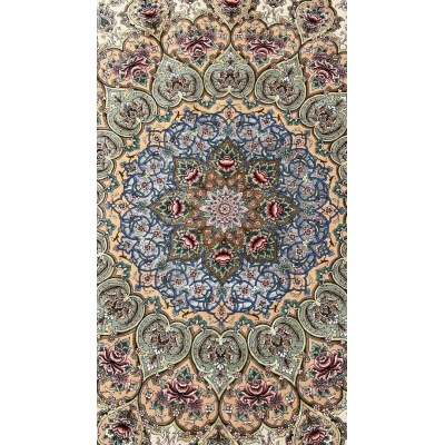 "19.7x13.1 ft Persian rug with luxurious texture, ideal for large living rooms and formal spaces."