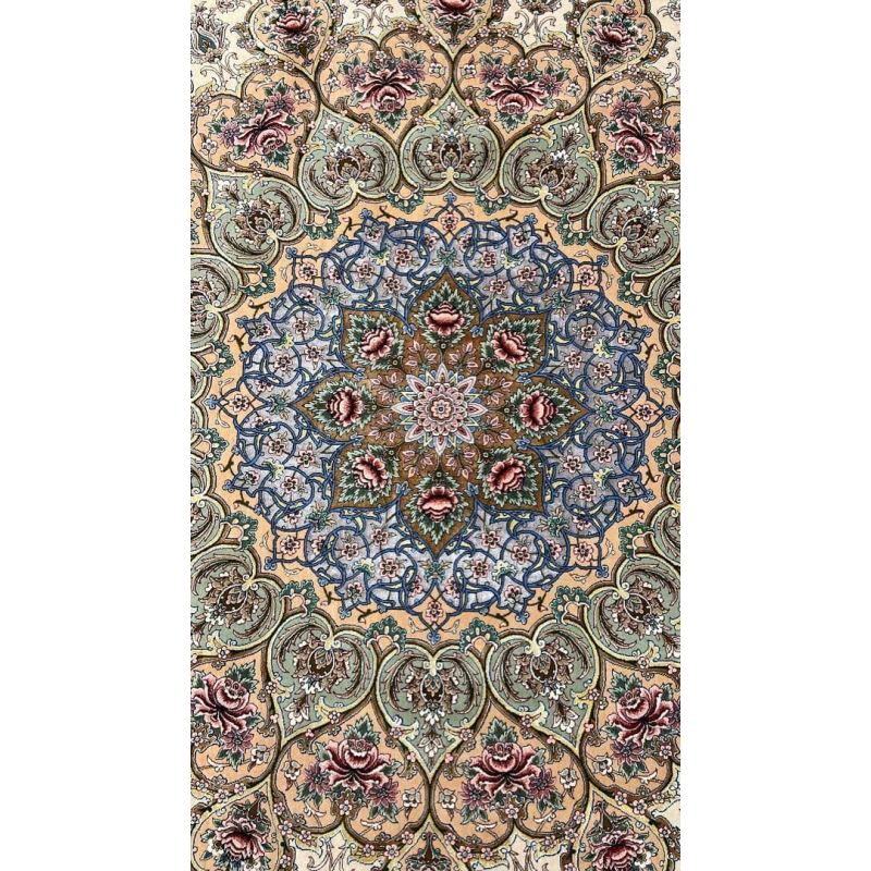 "19.7x13.1 ft Persian rug with luxurious texture, ideal for large living rooms and formal spaces."