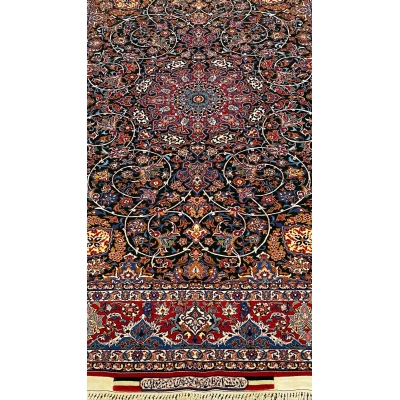 "Iranian carpet by Late Master Ahmad Seirafian laid flat, 230x150 cm."