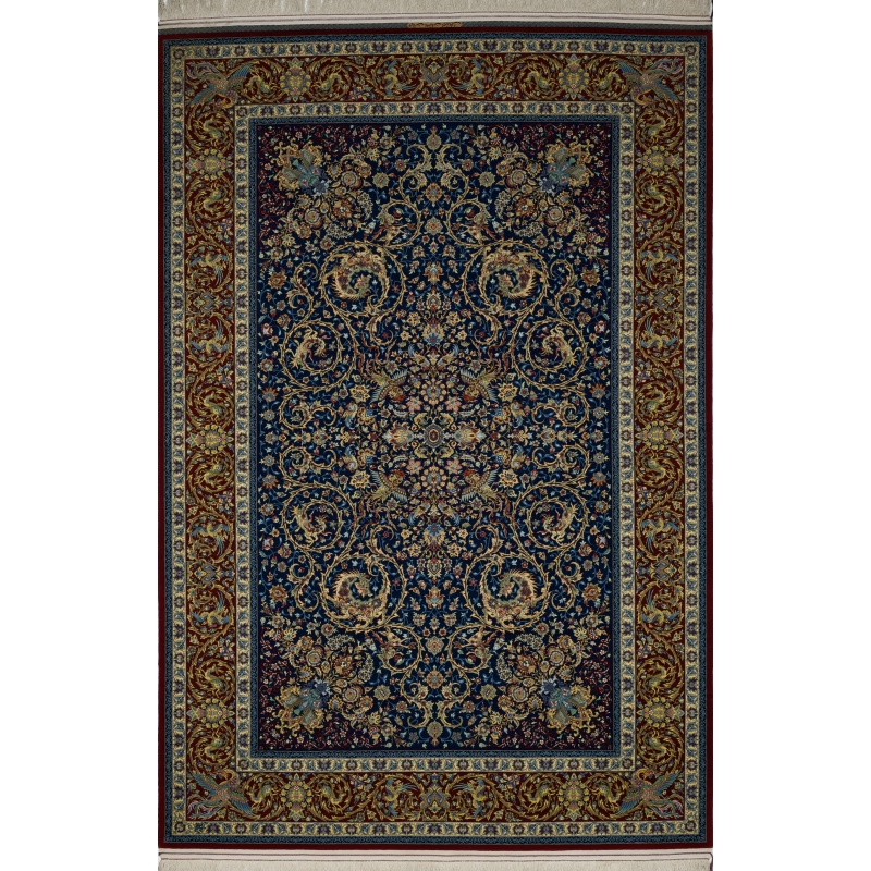 Artisan Persian Area Rug – A hand-knotted, silk-warped rug with traditional Isfahan motifs, offering the perfect blend of vintage style and modern luxury.
