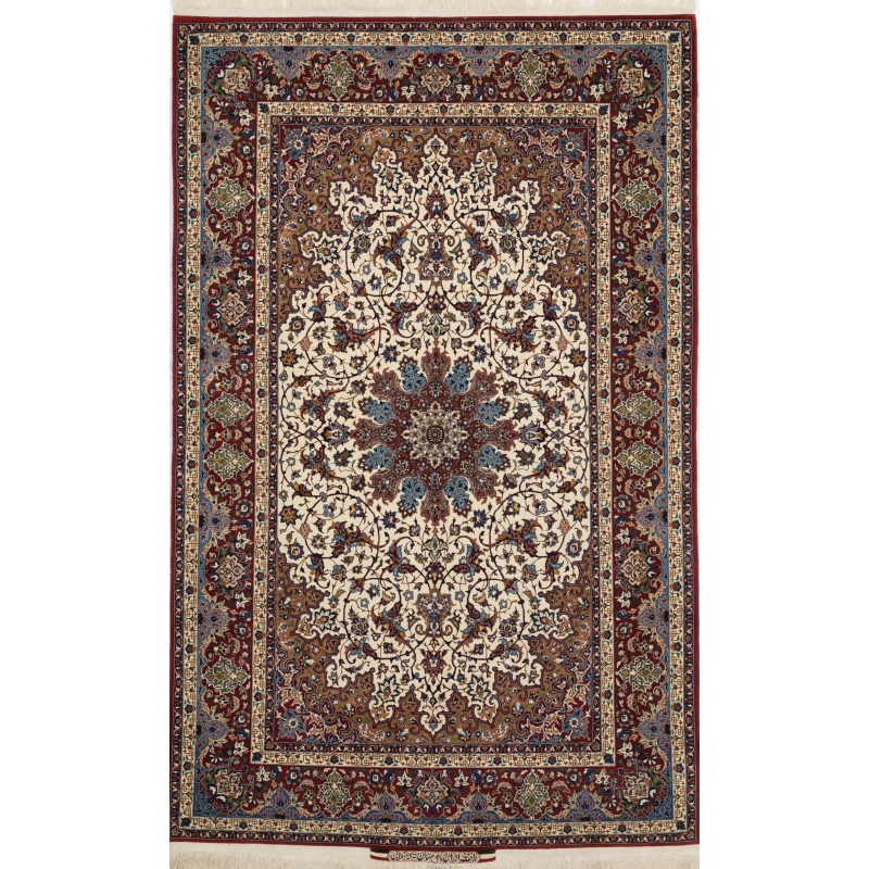 Late Master Ahmad Seirafian Persian Isfahan Rug Rug