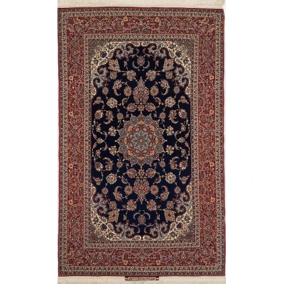 "Royal Persian rug by Seirafian featuring high knot density and traditional Isfahan design."