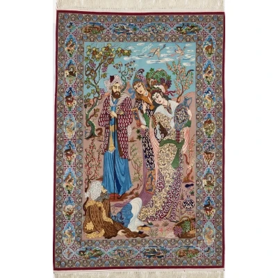 Bring elegance and sophistication to your home with this exquisite Persian Silk Runner crafted by the celebrated Master Akbar Mehdiee. Hand-knotted in Isfahan, this luxurious runner combines the finest wool and silk with intricate floral designs and vibrant natural dyes. Ideal for hallways or entryways, this masterpiece embodies the timeless beauty of Persian artistry.