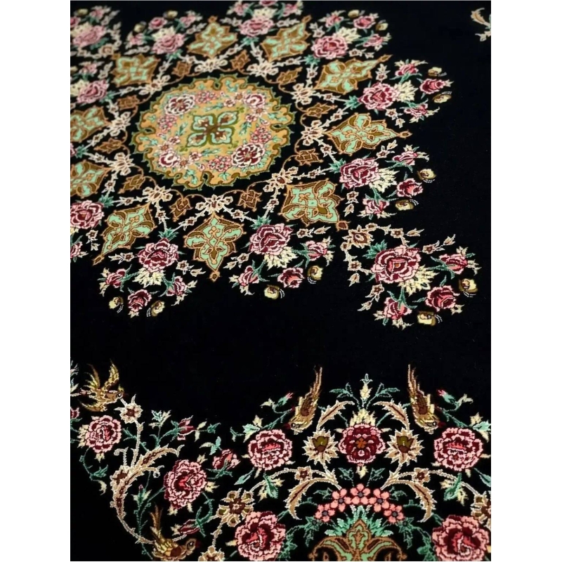 "Handwoven Persian rug by Master Hassan Dardashtie from Isfahan, Iran."