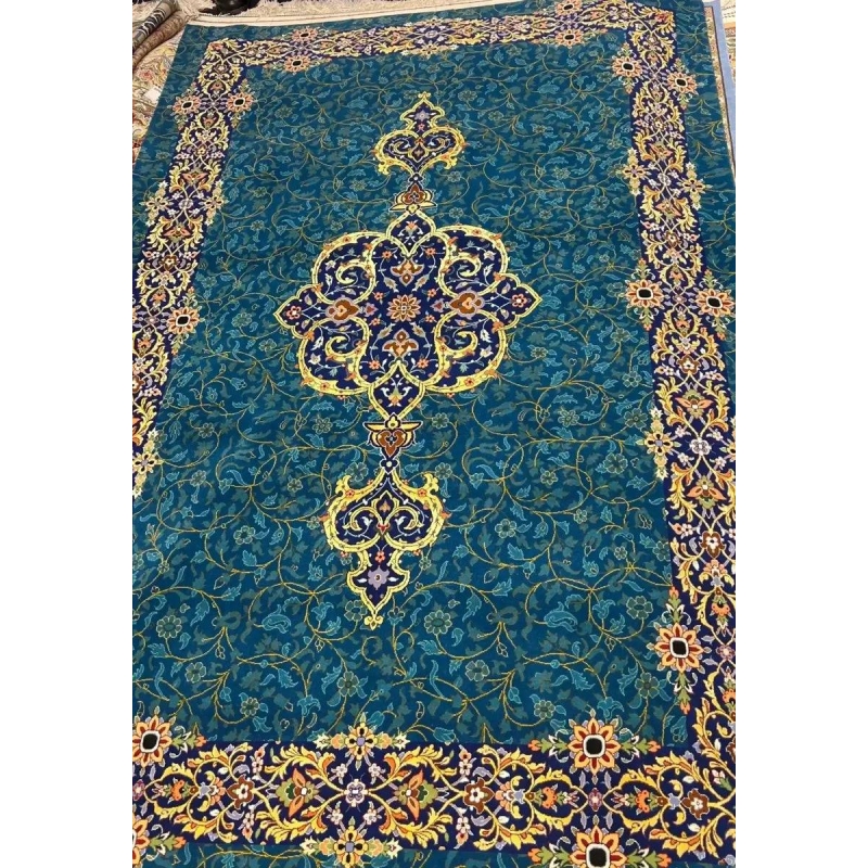 "High-quality Persian rug from Isfahan with traditional artistry and brand recognition"