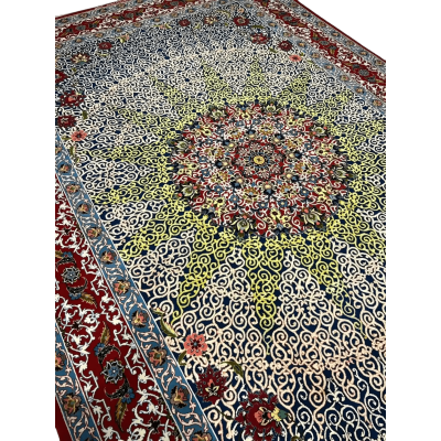 Artistic Haghighie collection rug with a rich, multihued design