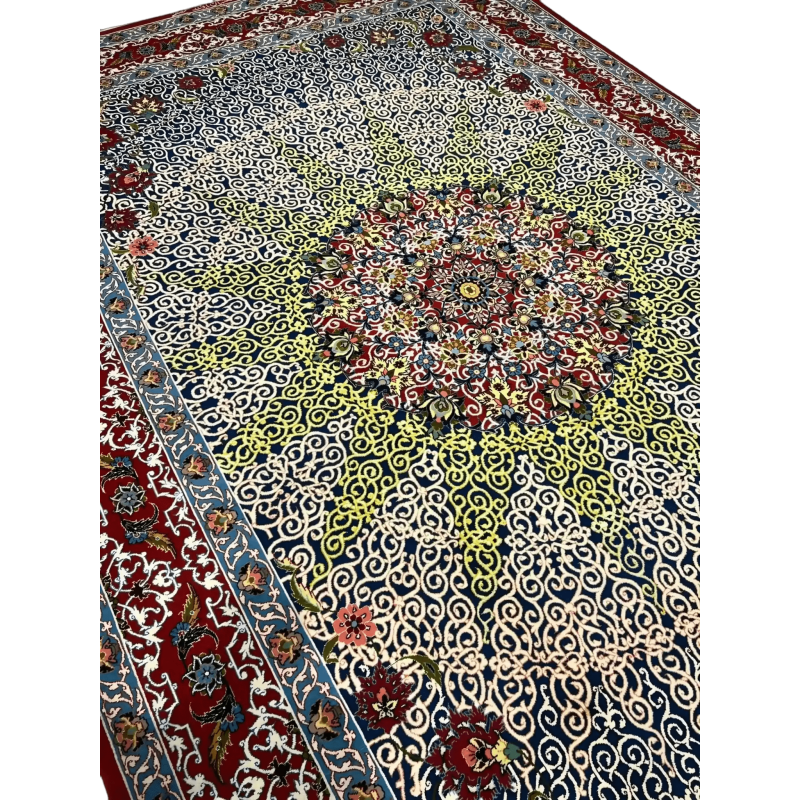 Artistic Haghighie collection rug with a rich, multihued design