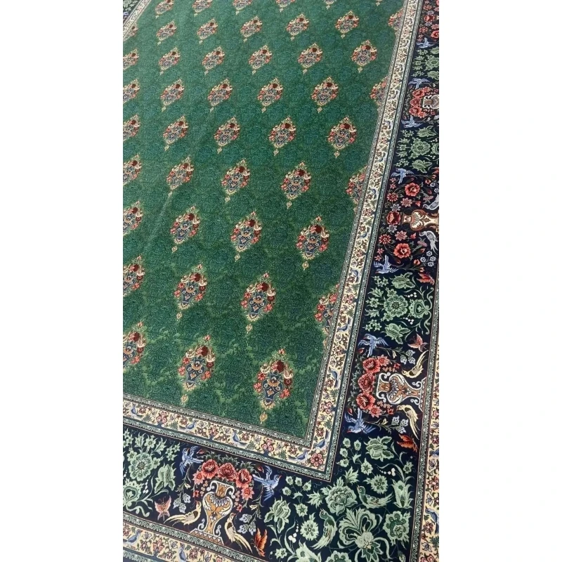 Large 400 cm x 200 cm rug featuring intricate floral patterns and high knot density