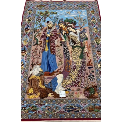Persian Silk Runner by Master Akbar Mehdiee Bring elegance and sophistication to your home with this exquisite Persian Silk Runner crafted by the celebrated Master Akbar Mehdiee. Hand-knotted in Isfahan, this luxurious runner combines the finest wool and silk with intricate floral designs and vibrant natural dyes. Ideal for hallways or entryways, this masterpiece embodies the timeless beauty of Persian artistry.