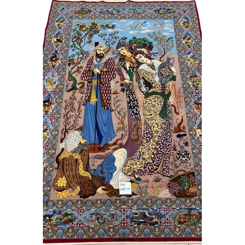 Persian Silk Runner by Master Akbar Mehdiee Bring elegance and sophistication to your home with this exquisite Persian Silk Runner crafted by the celebrated Master Akbar Mehdiee. Hand-knotted in Isfahan, this luxurious runner combines the finest wool and silk with intricate floral designs and vibrant natural dyes. Ideal for hallways or entryways, this masterpiece embodies the timeless beauty of Persian artistry.