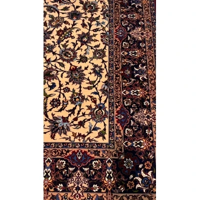 "Luxurious Seirafian rug with unique color palettes and intricate design"