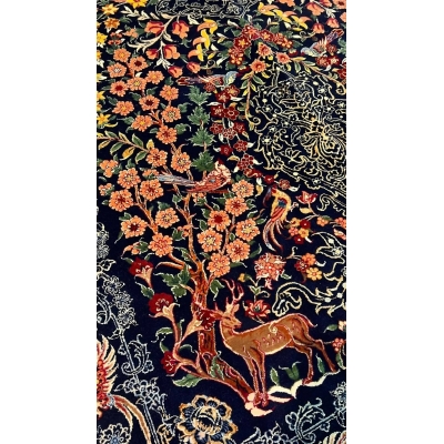 Seirafian rug celebrating Persian art and tradition with rich natural colors.