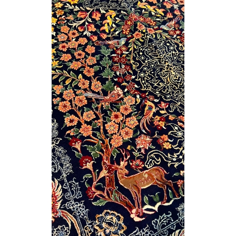 Seirafian rug celebrating Persian art and tradition with rich natural colors.