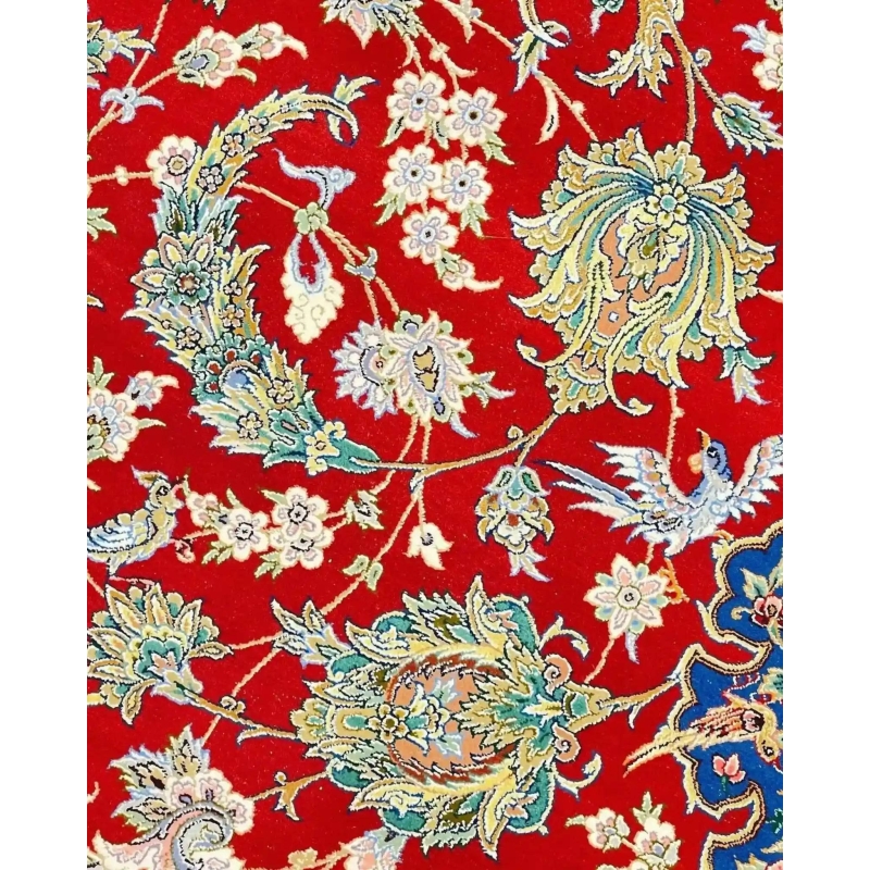 "Exclusive Handwoven Persian Rug by Habib, Silk and Wool Design, 1 in Stock"