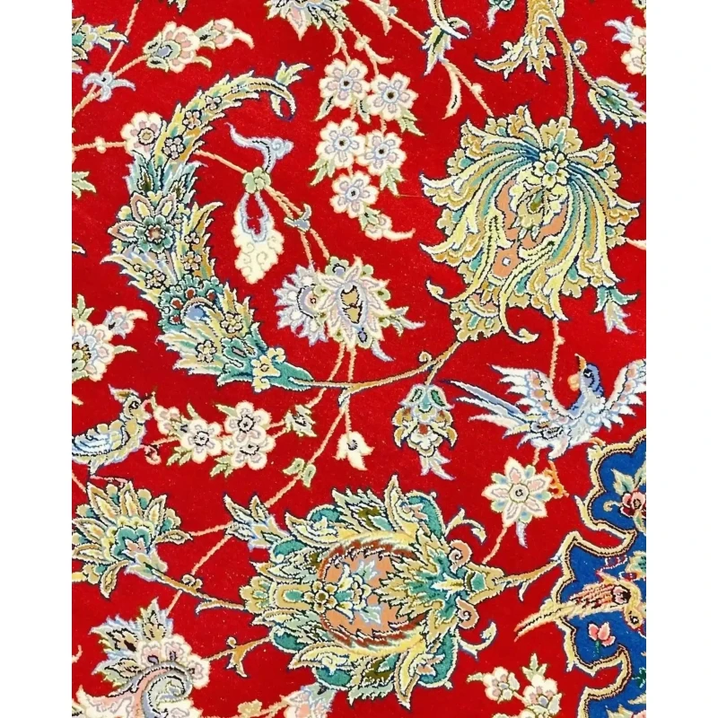 "Exclusive Handwoven Persian Rug by Habib, Silk and Wool Design, 1 in Stock"