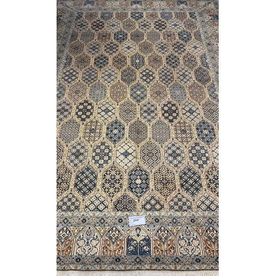 60-year-old handmade Nain rug with Joshaghan design, 310 x 206 cm.