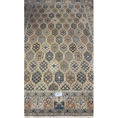 60-year-old handmade Nain rug with Joshaghan design, 310 x 206 cm.