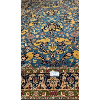 Antique Tabriz rug from Iran, showcasing traditional Persian artistry.