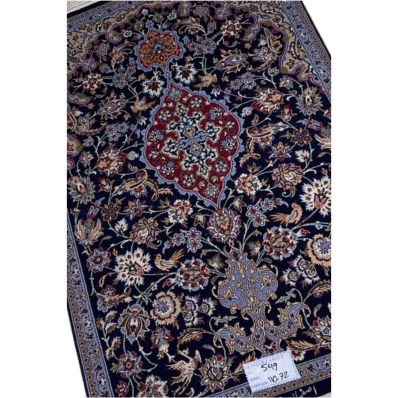 Affordable Persian rug, 110x72 cm, hand-knotted in Isfahan