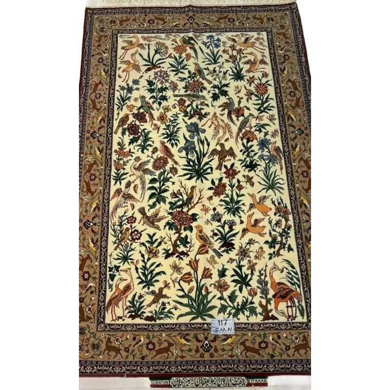 Master Hassan Seirafian Rug Flower and Birds rug design
