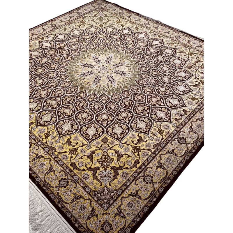 Elegant Golden Dome Rug by Karbasi Zadeh featuring traditional design elements